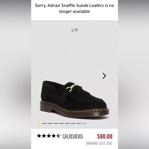 Dr Martens Adrian Snaffle Suede Unisex Loafers